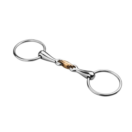 Loose-ring snaffle START solid, double-jointed NS