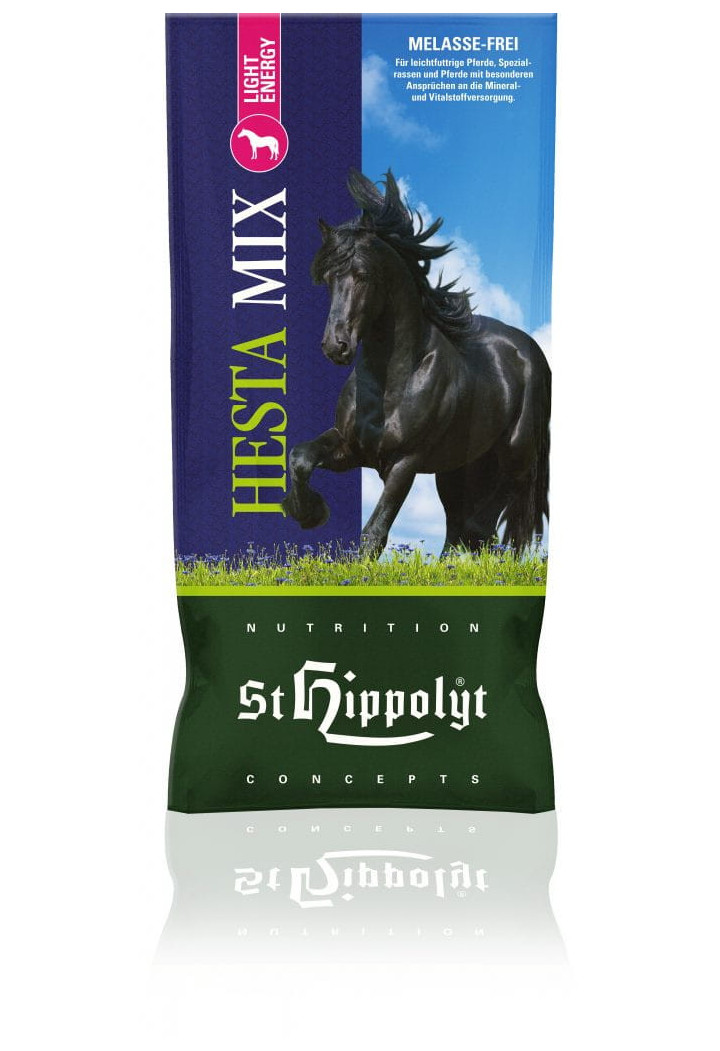Feed ST.HIPPOLYT Hesta Mix Musli Light Energy 20kg musli