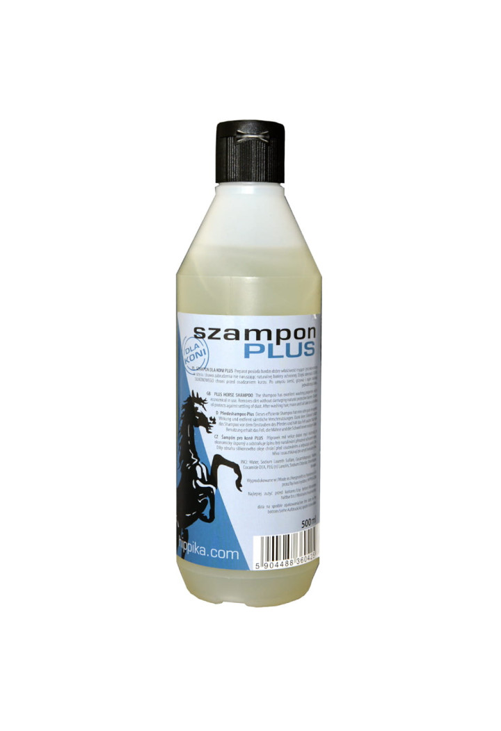 Plus silicone shampoo with HIPPIKA 500ml silicone