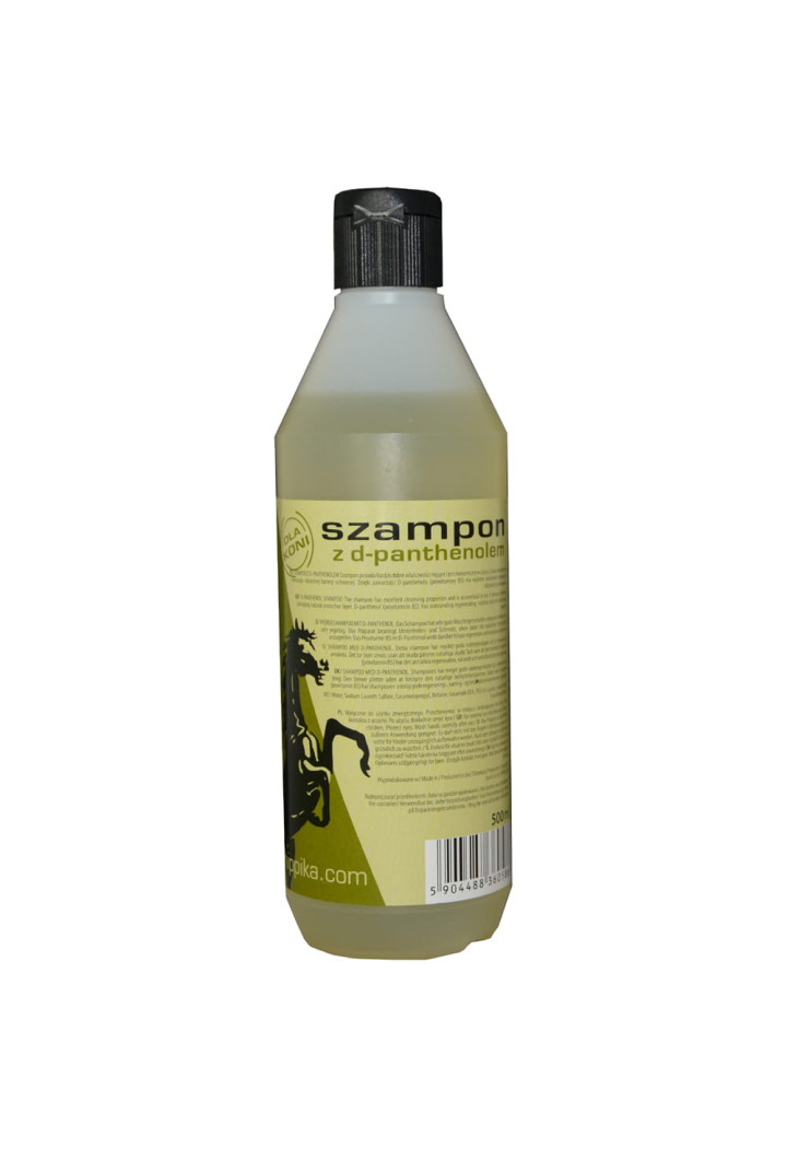 Shampoo with d-panthenol HIPPIKA 500ml