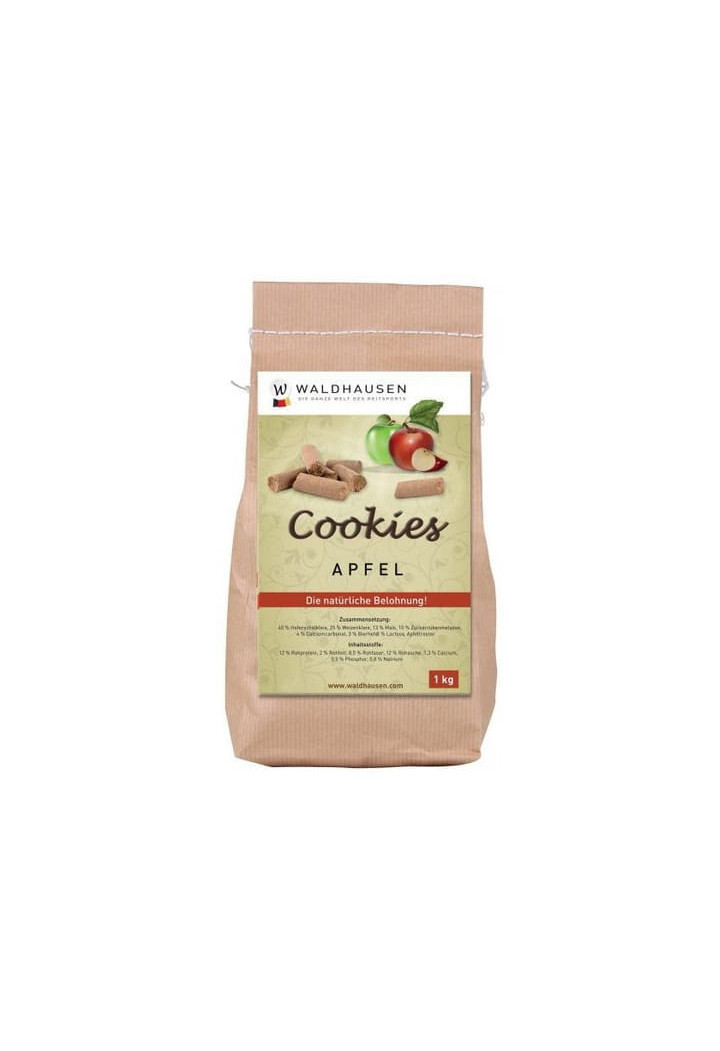 Un trattamento per i cavalli WALDHAUSEN Cookies mela 1kg