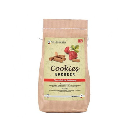 A treat for horses WALDHAUSEN Cookies strawberry1kg