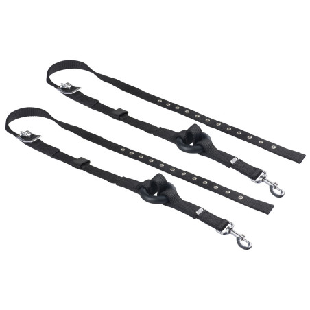 START webbing side reins with rubber rings