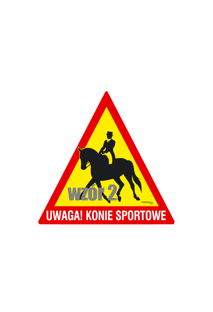 DO STAJNI horse-car sticker pattern 02