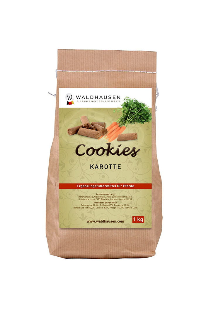 A treat for horses WALDHAUSEN Cookies carrot 1kg
