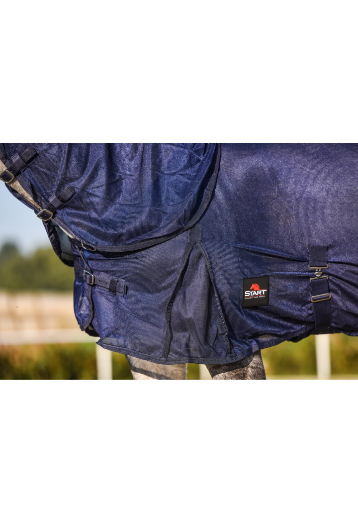 Pferdedecke mesh START Combo mit Hals + Bauch