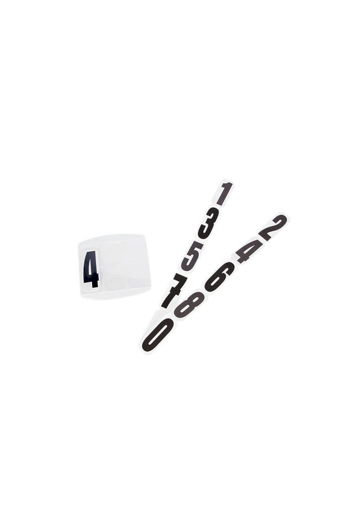 Start-Nummern KERBL 3digit round on rubber band