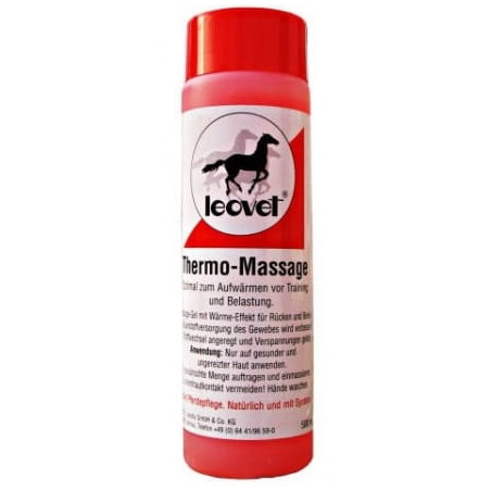 Ohřívací gel LEOVET Thermomassage 500ml