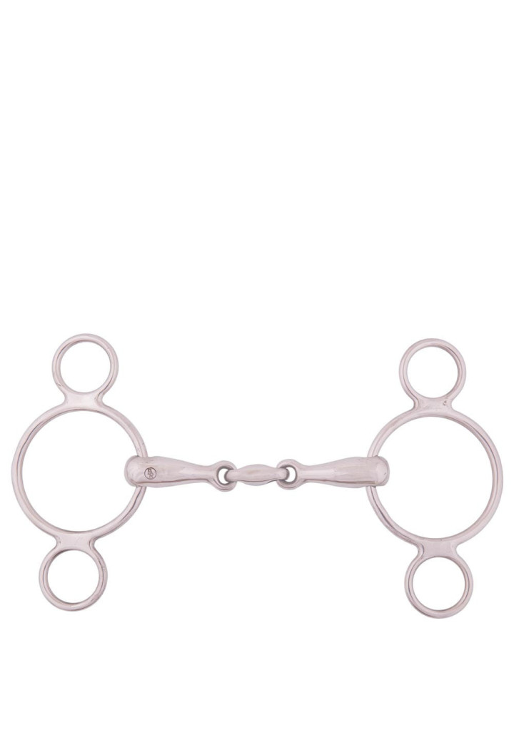 Zăbală pesoa BR DoubleJointed 2 k 18mm 2*articulată