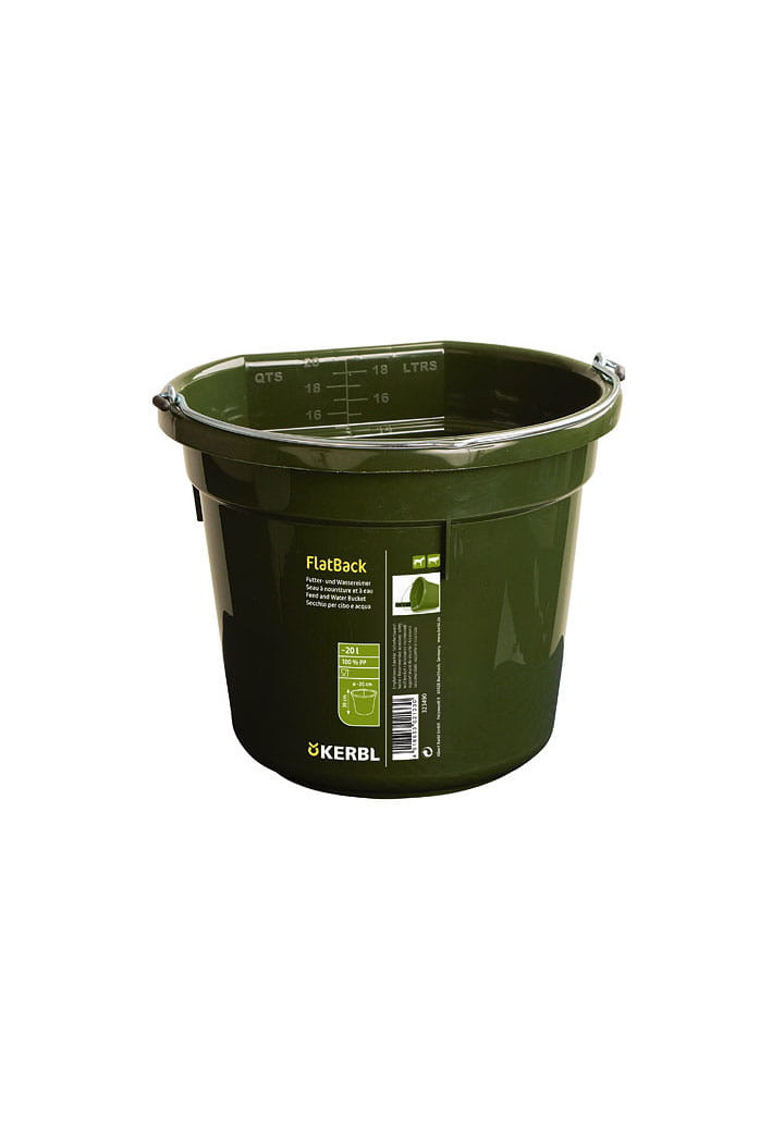 KERBL FlatBack plastic bucket 20l