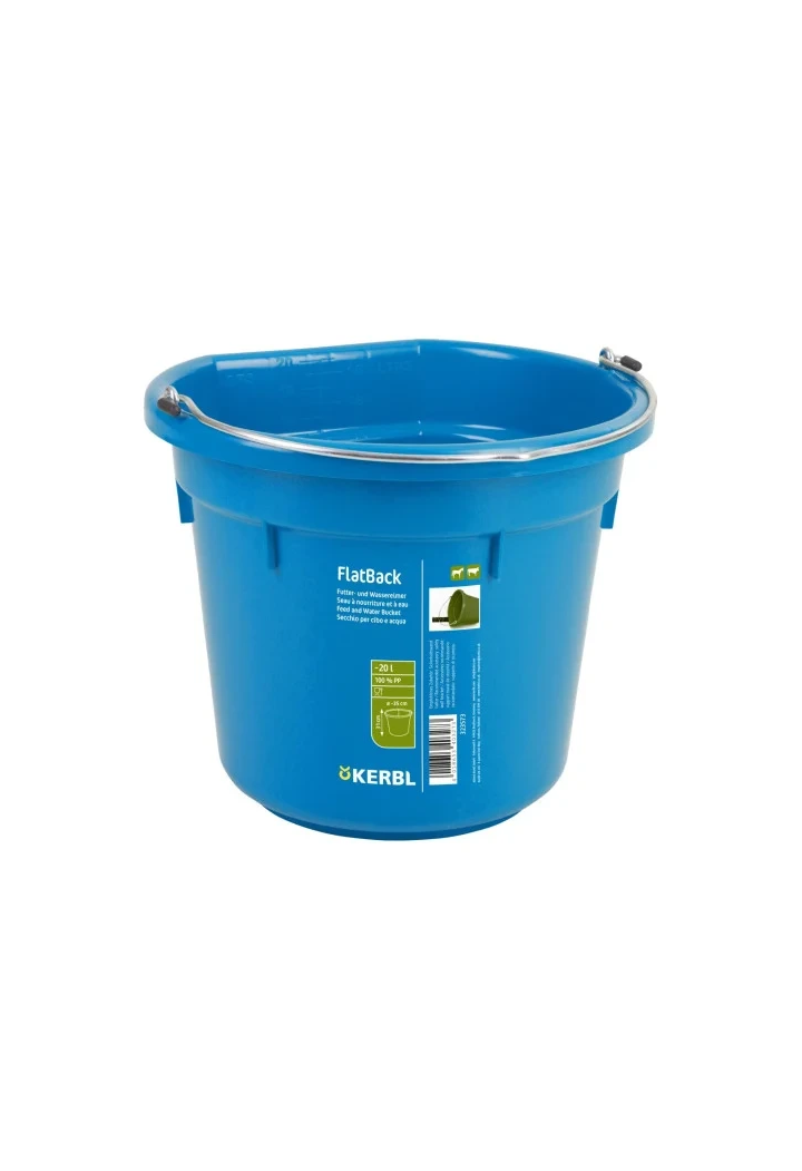 KERBL FlatBack plastic bucket 20l