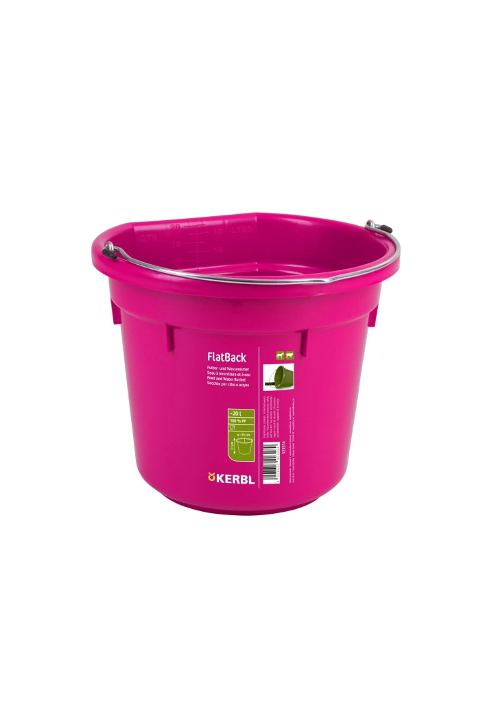 KERBL FlatBack plastic bucket 20l