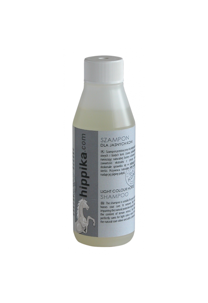 Szampon dla koni siwych HIPPIKA JasnaSierść 500ml