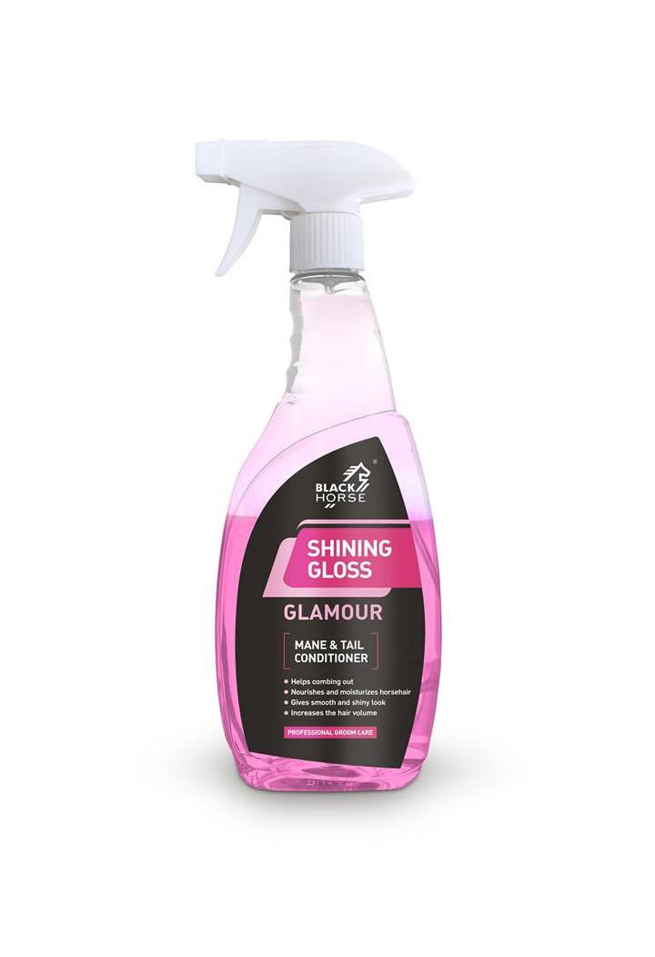 Konditioniergerät für Mähne und Schwanz BLACK HORSE Glamour750ml
