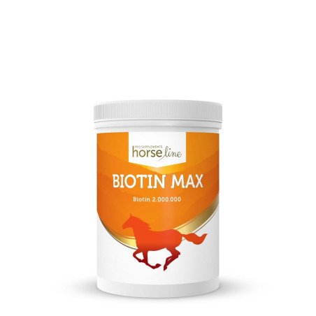 Biotyna dla koni HORSE LINE Biotin Max 500g | Sklep jeździecki Horse-Trade.pl