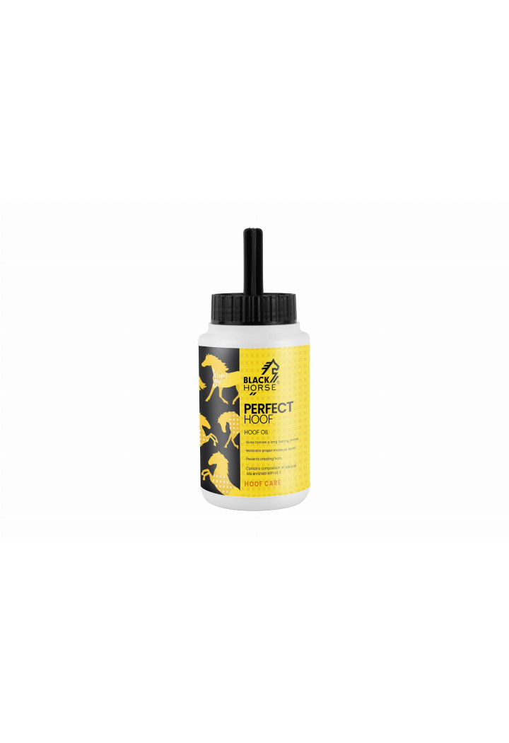 Olio per zoccoli BLACK HORSE PerfectHoof+spore 550ml
