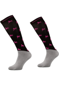 Schwarz/rosa