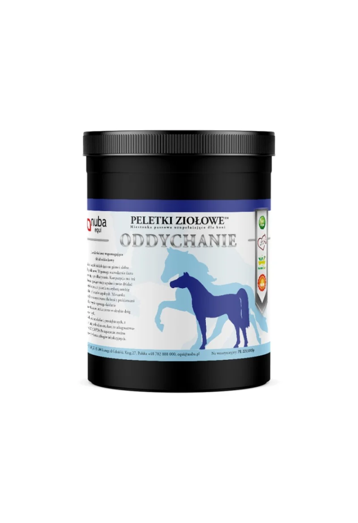 Pellet a base di erbe NUBA EQUI Oddychanie 1300g