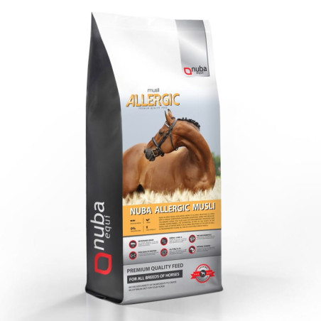 Futtermittel NUBA EQUI Allergic musli 20kg