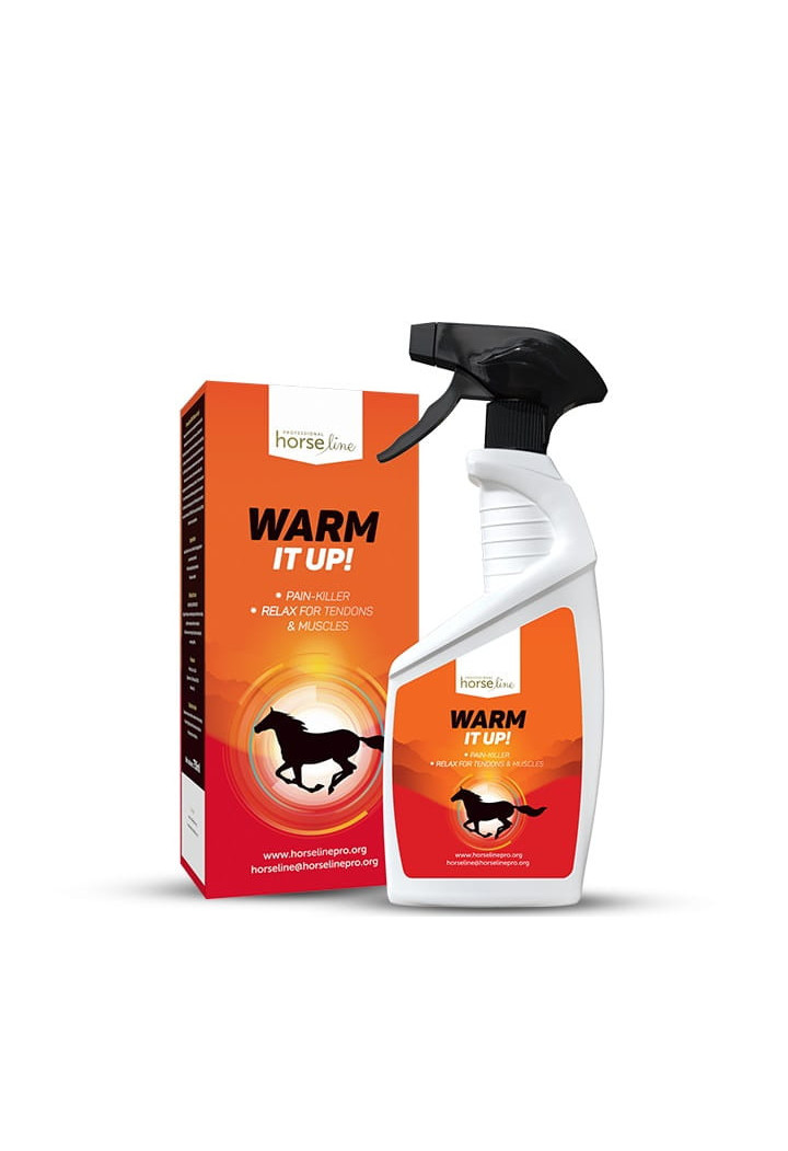 Chladící sprej - teplý. HORSE-LINE WarmItUp! 750ml