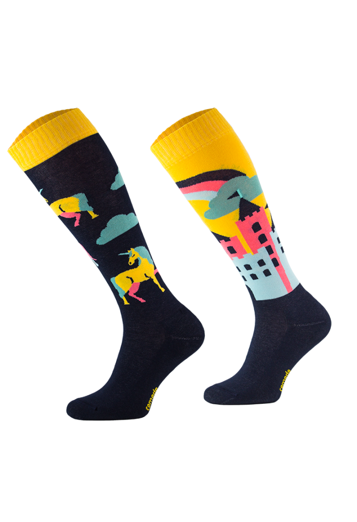 Socken MONDO-CALZA Unicorn Castle