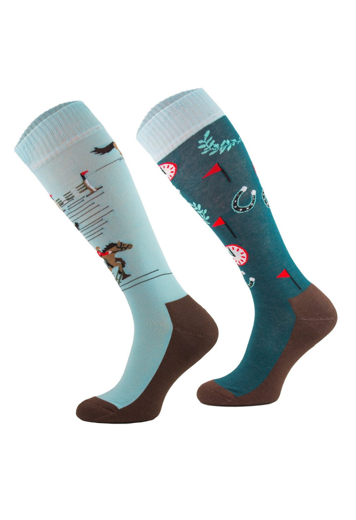 Socken MONDO-CALZA Horse Jumping