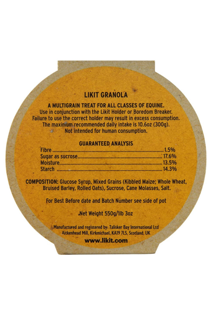 Bloc de lins LIKIT Granola 500g