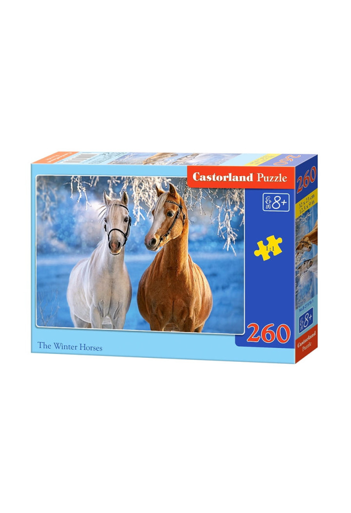 Puzzle CASTORLAND Winter Horses elemente 260