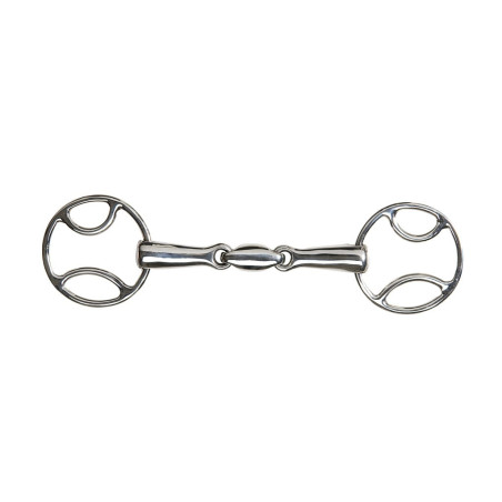 Loose-ring snaffle FELLING Multi Ring 2*jointed solid