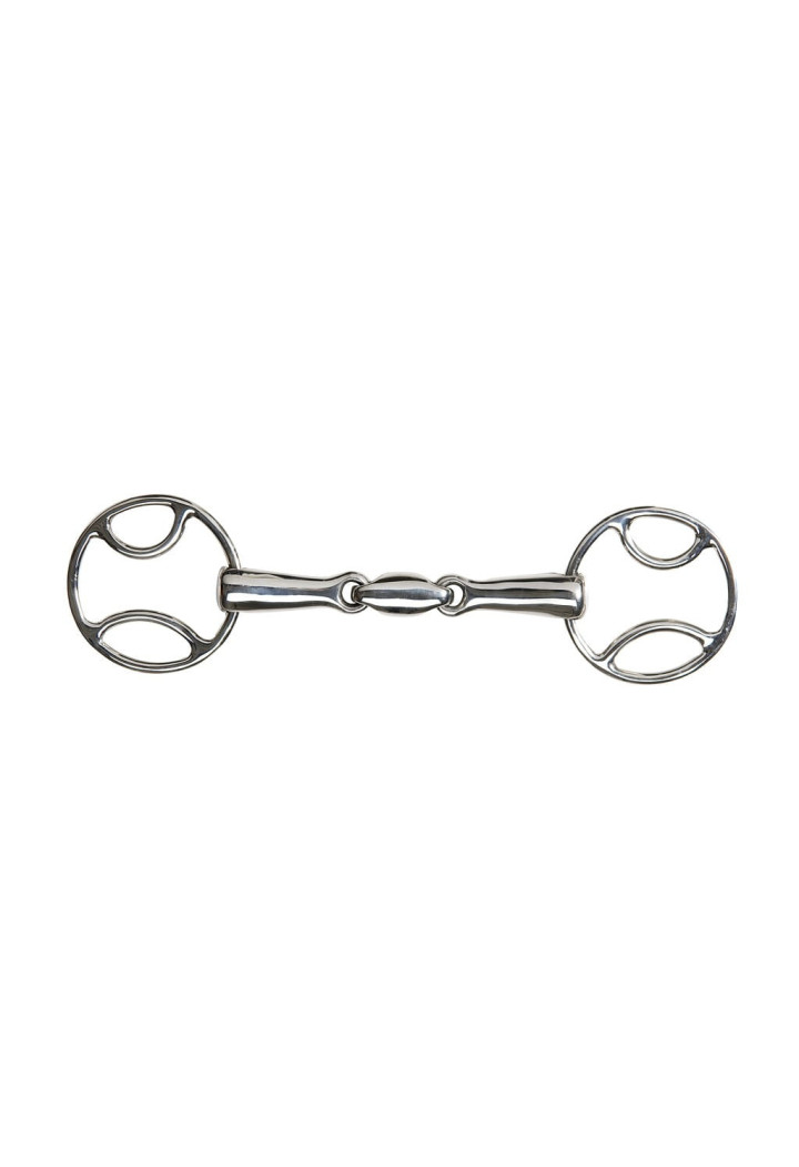 Loose-ring snaffle FELLING Multi Ring 2*jointed solid