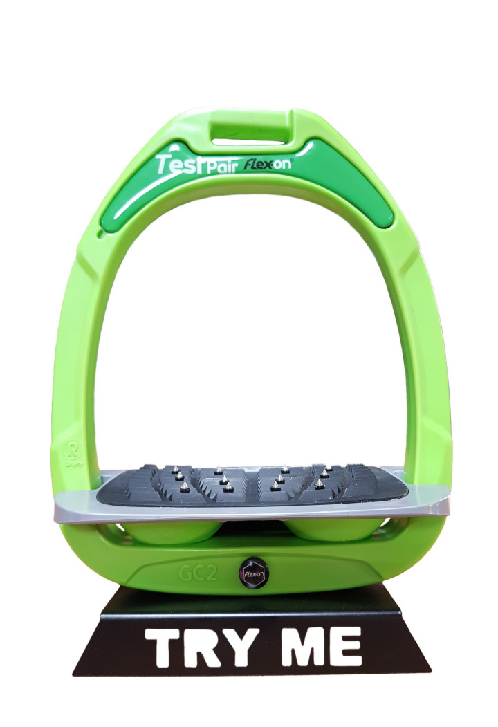 Stirrups FLEX-ON GreenComposite InUltraGrip test