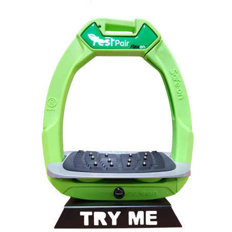 Steigbügel FLEX-ON SafeOn Inc.UltraGrip Test