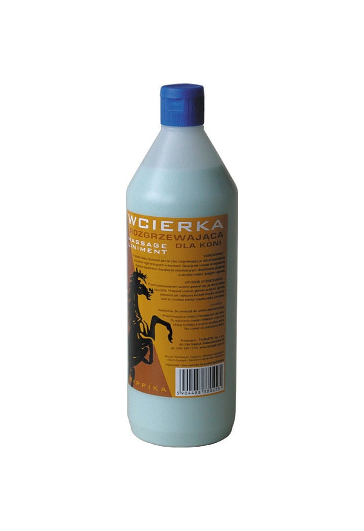 Masážní přípravek oteplování HIPPIKA 1000ml