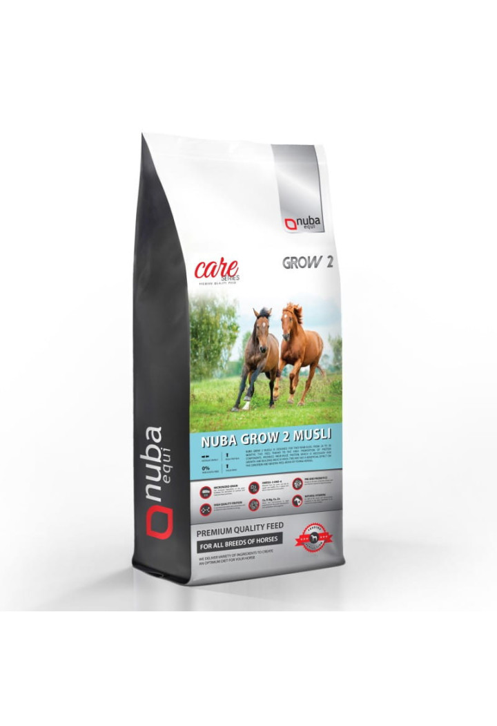 Futter NUBA EQUI Grow2 2G für zweijährige Musels 20kg