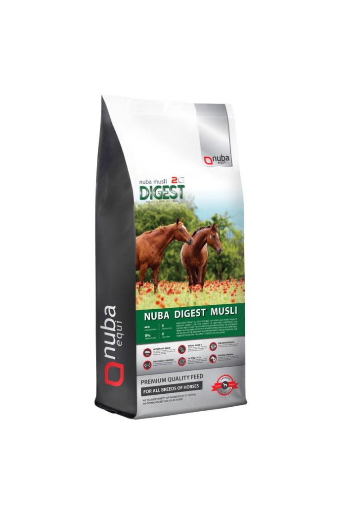 Krmivo NUBA EQUI Digest Musli 2G pro vředy 20kg