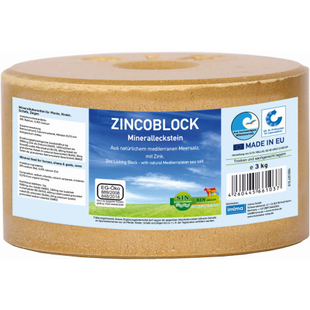 Blocco da leccare minerale IMIMA ZincoBlock 3kg