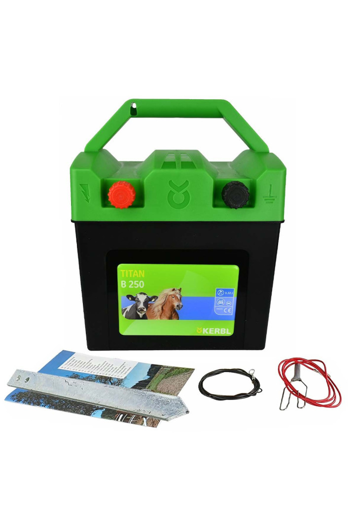 Zdroj elektrického ohradníku baterie KERBL Titan B250 0,32 J