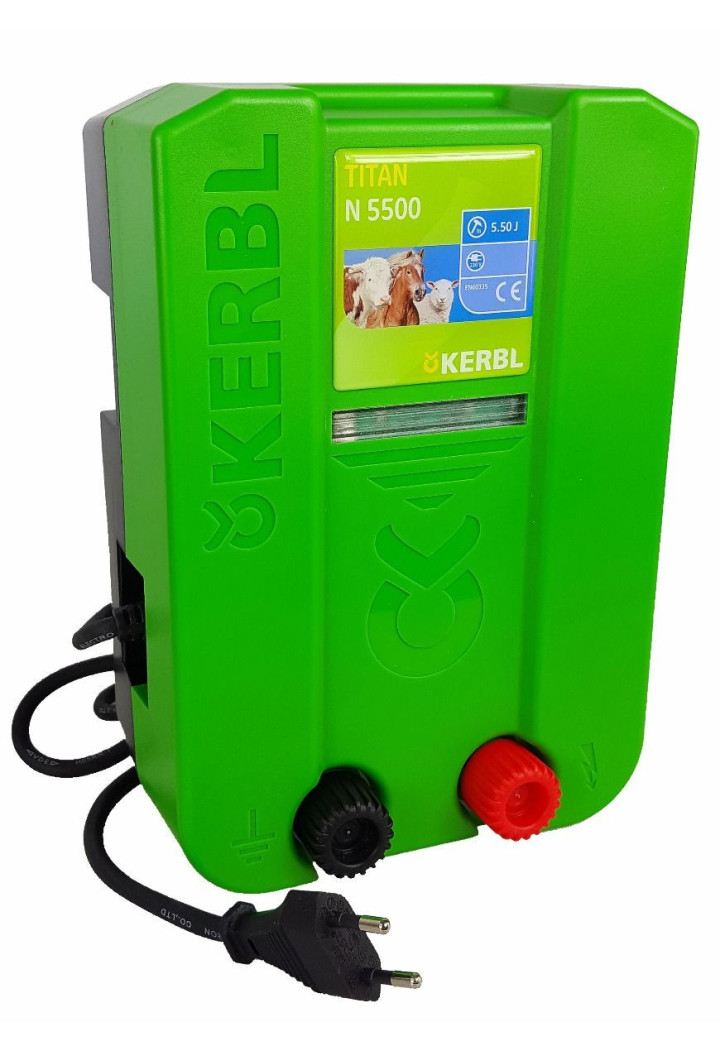 Reţeaua Generator de impulsuri pentru gard electric KERBL Titan N5500 5,5 J