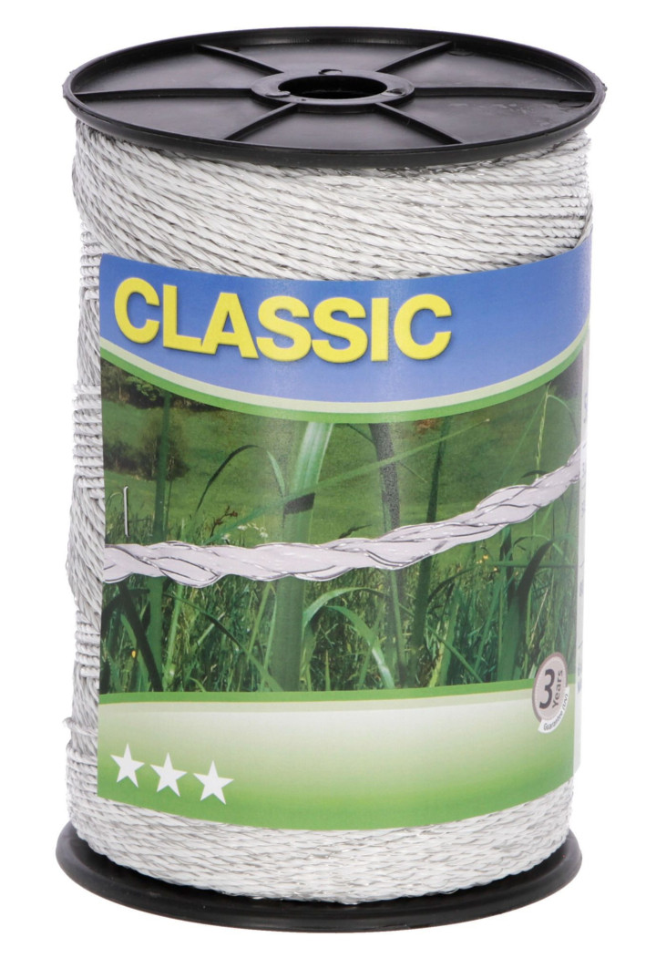 Garduri de sârmă CORRAL Classic 500 mx 2mm alb