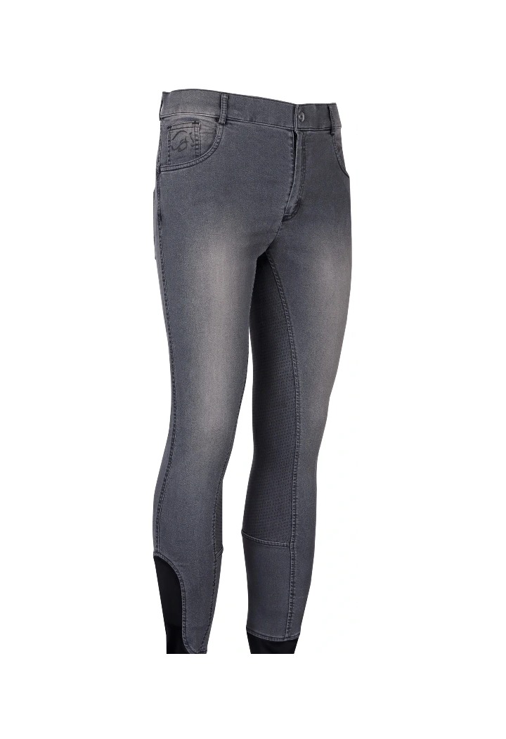 Reithose HH Liciano Denim FullGrip männlich