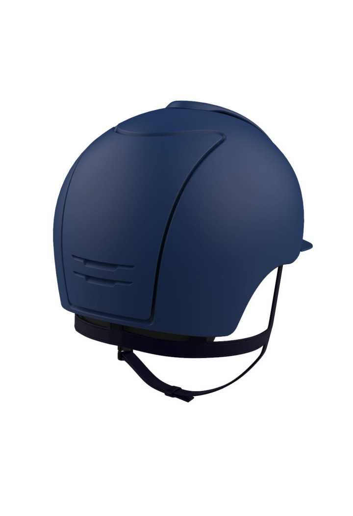 Jezdecká přilba KEP CromoMatt 2.0 Blue RawBlueGrid
