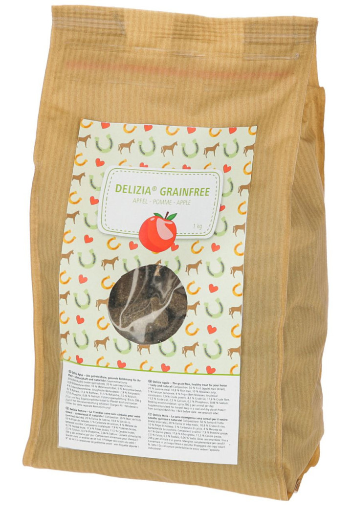 Gourmety KERBL Delizia Grain Free jablko 1kg