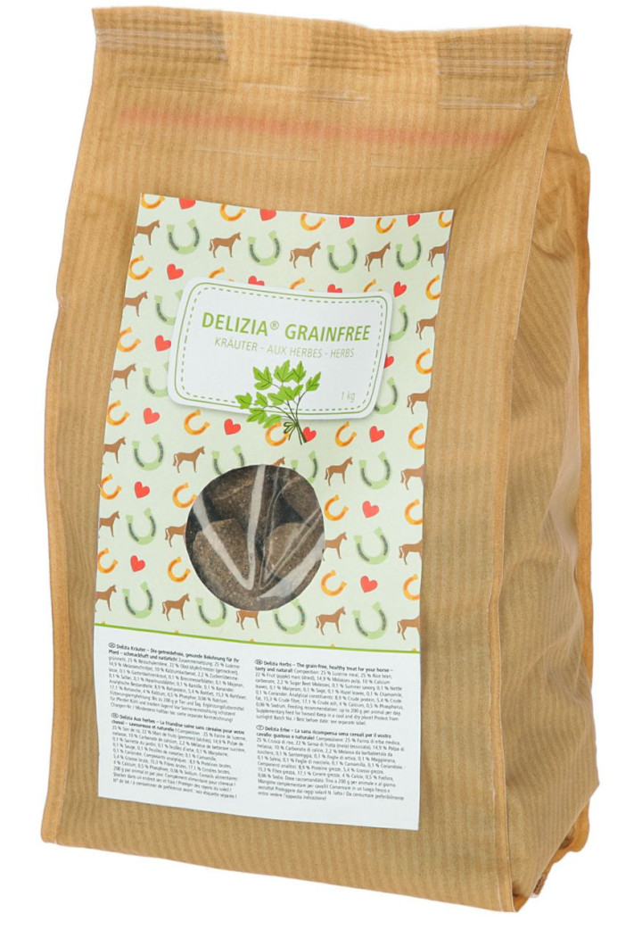 Gourmets KERBL Delizia Grain Free erbe 1kg