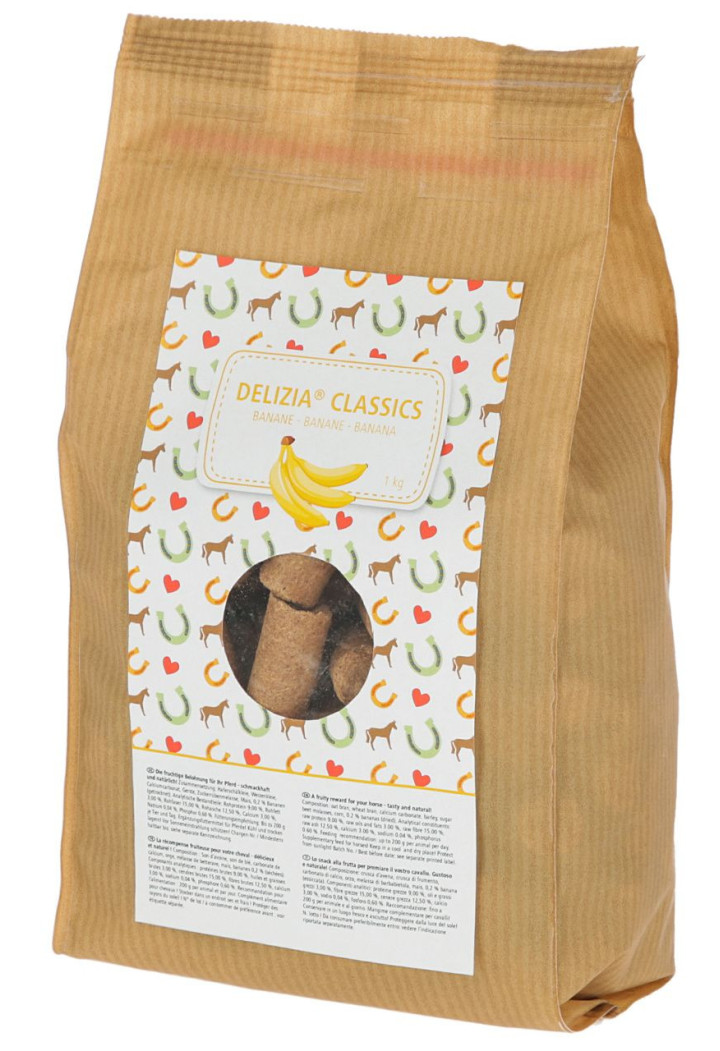 Chutná KERBL Delizia Classic banán 1kg