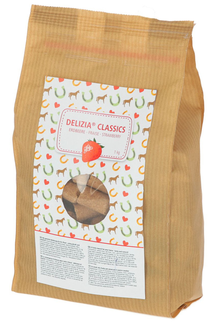 KERBL Delizia Classic jahoda 1kg