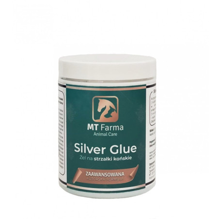 Rotační gel střelky kopyt MT FARMA Silver Glue 300ml