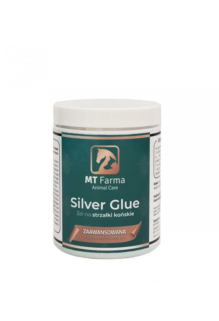 Rotary gel hoof frogs MT FARMA Silver Glue 300ml