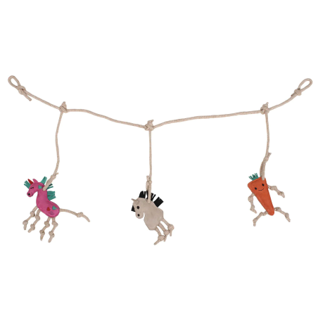 Spielzeug für Pferde QHP Pferd/Einhorn/Karotte