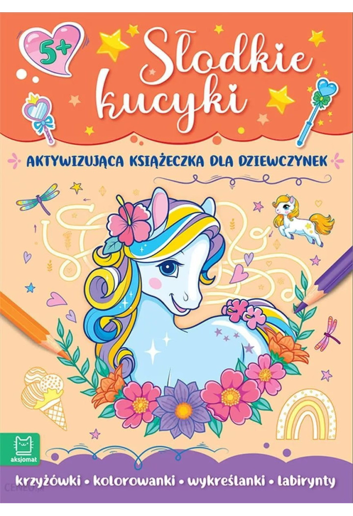 Cartea educaţională AKSJOMAT Sweet Kucyki