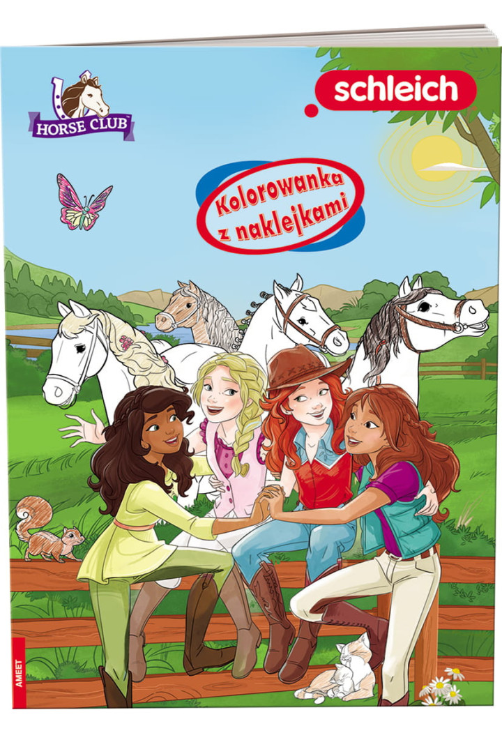 Libro di educazione AMEET Libro da colorare + adesivi